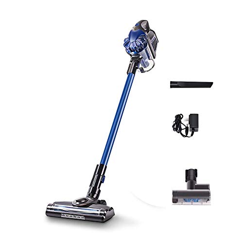 LAZ Aspiradora, Aspiradora sin Bolsa, 7500 Pa Aspiradora Vertical Vertical de 150 vatios, Aspiradora Hepa con Cable para alfombras de Limpieza de Pisos Duros
