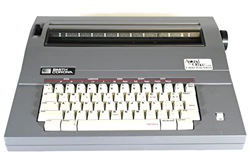 Smith Corona Typewriter Combo Package With Extra Ribbons, Printwheels, And Dust Cover. (Renewed) #TOP1