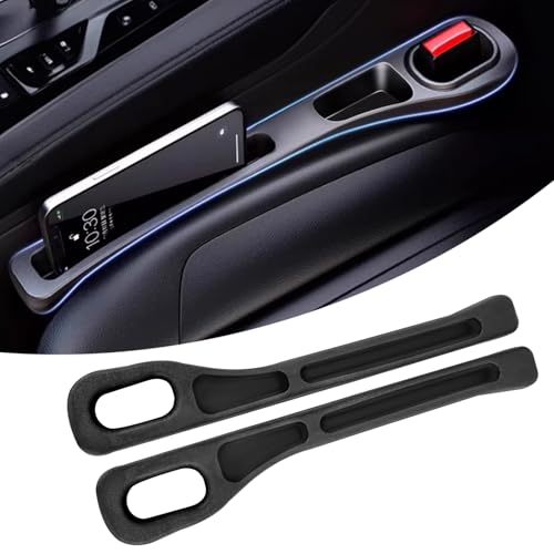VLEDARLING 2pcs Relleno para el Espacio del Asiento del Automóvil, Asiento de Coche Lateral Gap Filler, Caja de Almacenamiento de Asiento de Automóvil, Caja de almacenaje para el asiento del coche