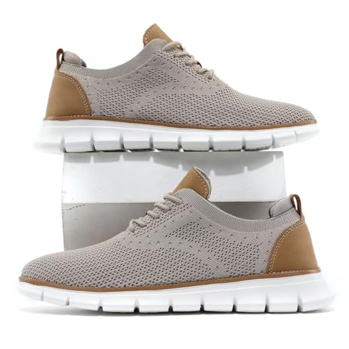 Mens Oxfords Lace-Up Lightweight Casual Walking Shoes Dress Shoes Fashion Sneakers Walking Shoes2