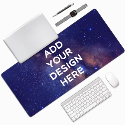 ANSTING Custom Large Desk Pad with Photo Text Personalized Picture Logo Non-Slip Game Computer Mouse...