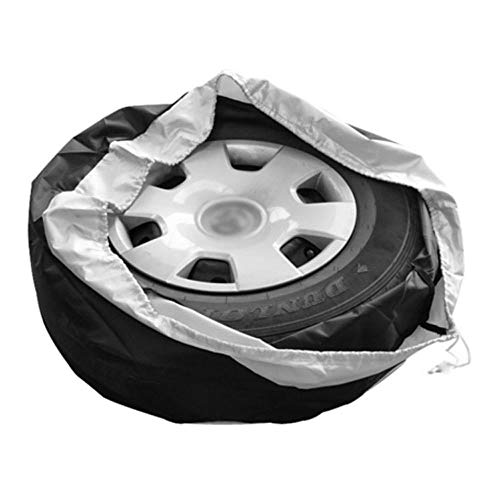 Image of Tire Storage Bags Set of 4, Heavy Duty Tire Tote with Handles, Waterproof Tire Covers for Seasonal Storage, Keep Garage Clean for Car SUV Truck Tires, Fit for 23 inch-29 inch Tires in Diameter