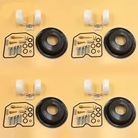 LETAOSK Vergaser-Reparatursatz 4er Set - Membran & Dichtungen Für Kawasaki Ninja 600R ZX600C (1988-1997)