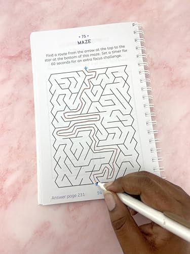 Large Print Memory Puzzles: 175+ Puzzles and Activities for Adults to Exercise Memory and Improve Focus - Includes Spiral Bound / Lay Flat Design and ... Font for Easy Reading (Brain Busters) Spiral-bound – Large Print, September 18, 2023 - Image 6