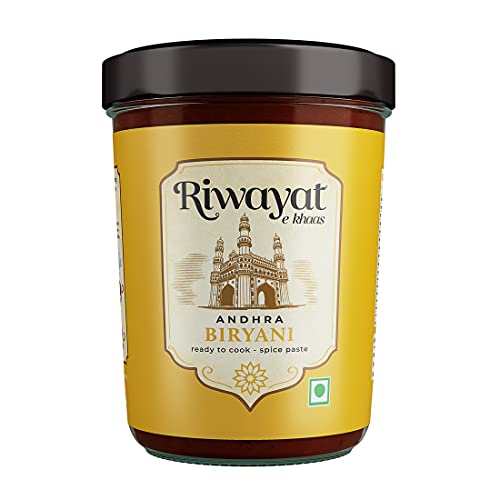 Image of Riwayat Andhra Biryani Ready to Cook Gravy | Easy to cook | 4 Step Biryani Recipe |Hyderabadi Biryani Masala Spice Mix| Fresh Ingredients & Spices | No Colours or Artificial Flavours |250g
