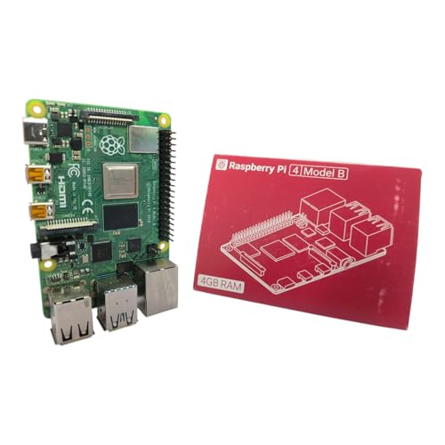 Image of METAPOD Raspberry Pi 4 Model B, 4GB RAM, Quad-Core Cortex-A72, Dual 4K HDMI, Wi-Fi, Bluetooth, Gigabit Ethernet, USB 3.0 Single Board Computer