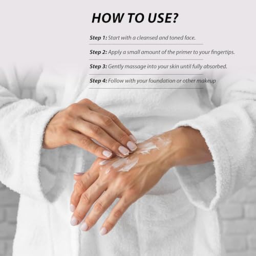 Image of FASHION COLOUR Platinum Water-based Moisturizer Primer | Lightweight Moisturiser Primer to Brighten Skin, Enhance Glow | Gives Non-Greasy Fresh Glowing Skin - For Men & Women | 45g (Pack of 2)
