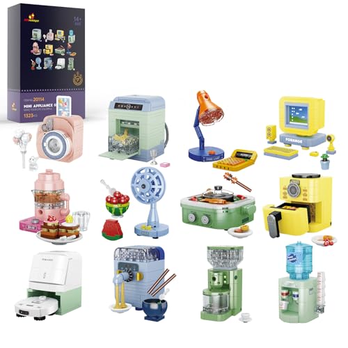 JMBricklayer Furniture Building Sets, Includes 12 Mini Home Appliances Such