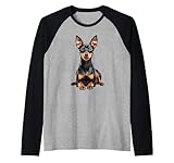 Photo Gallery pigro pinscher miniatura maglia con maniche raglan Photo Gallery pigro pinscher miniatura maglia con maniche raglan