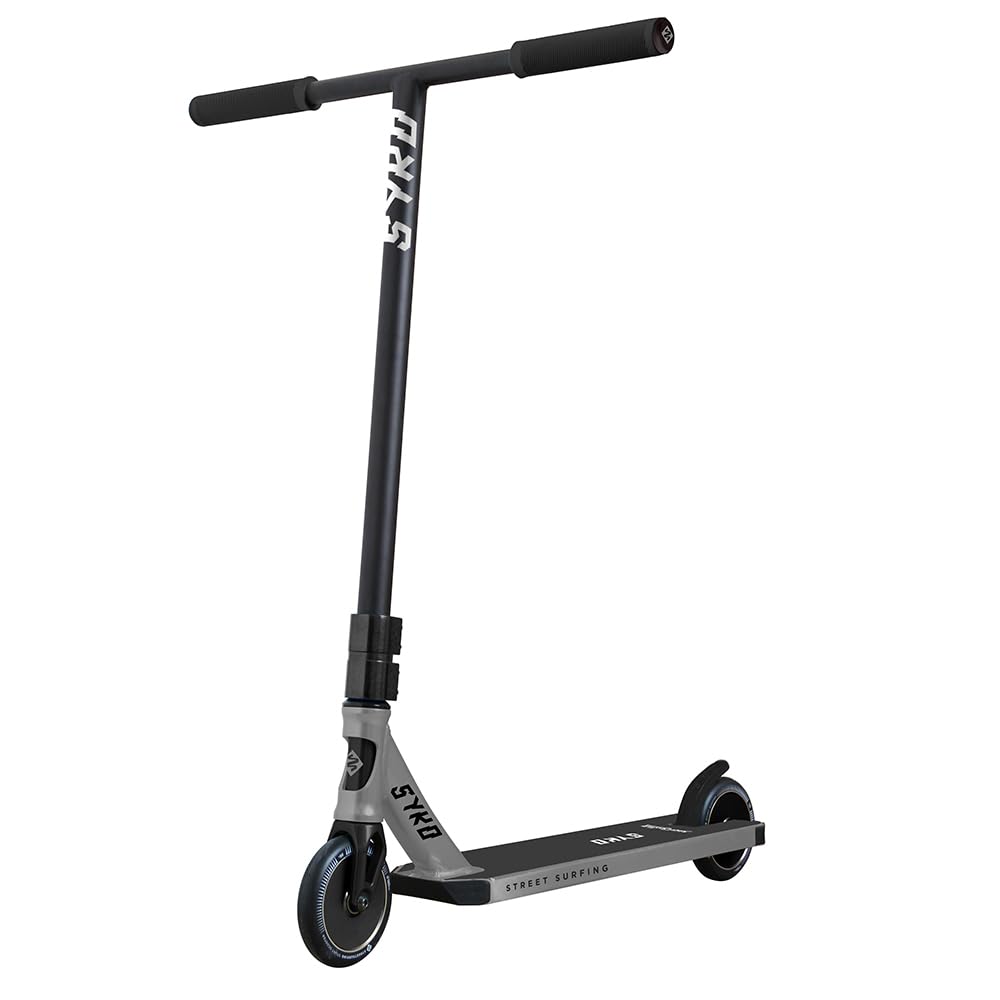 Patinete de Acrobacias Syko Mad Mouse – Scooter Freestyle con Ruedas de 120 mm, Rodamientos ABEC 9 y Compresión SCS