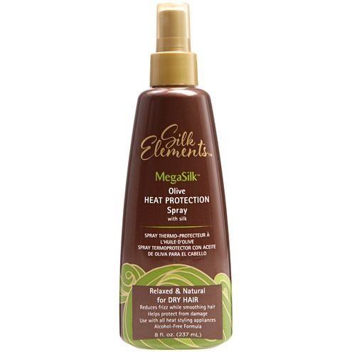 Silk Elements Megasilk Olive Heat Protection Spray - 8oz by Silk Elements