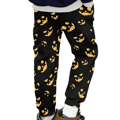 Pinupub Kids Joggers Pants for Boys Girls Elastic Waist Stretch Cute Graphic Bundle Foot Sweatpants2