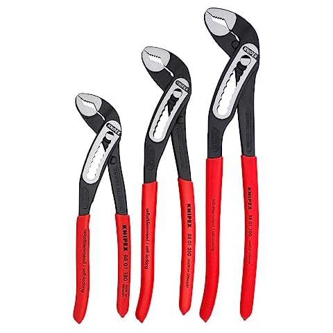 KNIPEX - 00 20 07 US1 Tools - 3 Piece Alligator Pliers Set (7, 10, & 12) (002007US1) Cover