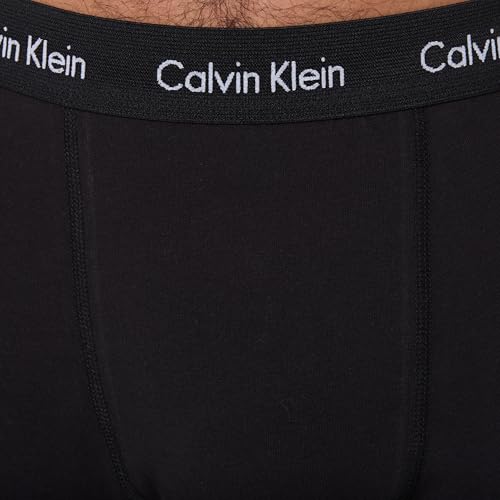 Calvin Klein Herren Trunk 5PK 000NB2877A Trunk, Mehrfarbig (Schwarz/Schneeheizung/Coral Pop/Ink/PO), XS… – Ansicht 3