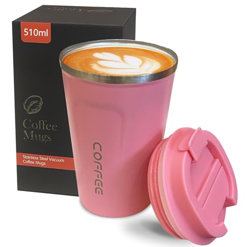 Image of Insulated Travel Coffee Mug, Stainless Steel Coffee Cup with Leakproof Lid | Double-wall insulation keeps drinks hot or cold for hours, with a leakproof lid and portable stainless steel design