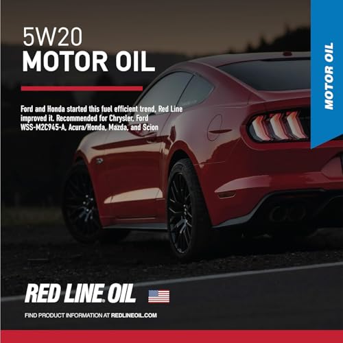 Aceite de motor totalmente sintético Red Line 5W-20 5 galones miniatura 2