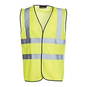 Blackrock Yellow & Orange Hi Vis Vests, High Vis Vests, Hi Vis Jackets, Rail Orange, High Visibility, Safety, Reflective, Hivisible PPE, Hi Viz, Security, Workwear, Mens Womens Sizes Small – 6XL