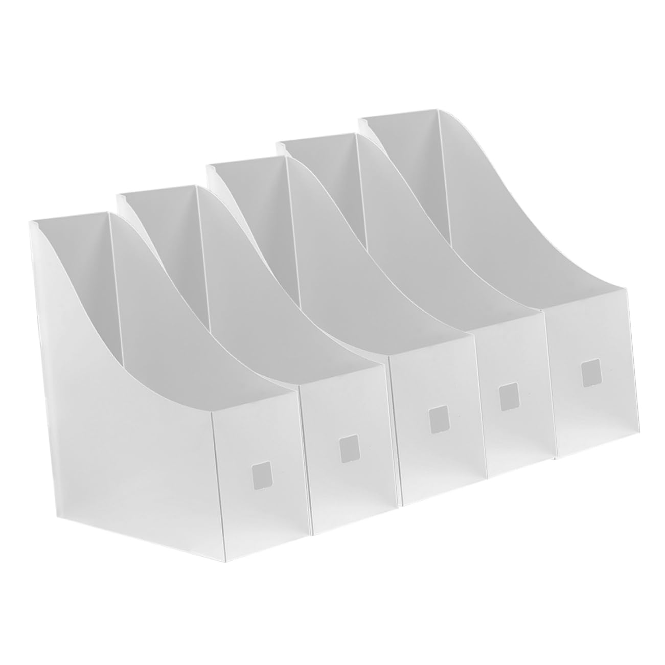 ERINGOGO Simple Assembled Desk Storage Rack 5pcs Vertical Paper Organizer Office Shelf Classroom Document Organizer