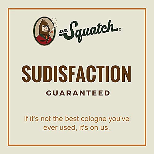 Dr. Squatch Crushed Pine Cologne – All Natural Scent for Men Made with Organic Spruce and Patchouli Oils 0.5 FL OZ