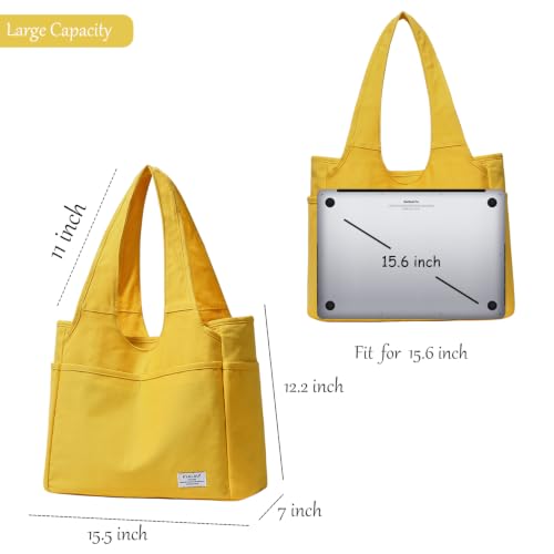 Image of KYALOU Utility Large Tote Bag, Women Casual Shoulder Bags for Work School Gym Beach Travel Shopping Grocery | Utility