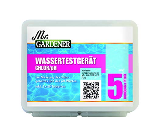 EM Mr.GARDENER Wassertestgerät Ch inkl. 2x20 Tabletten 502010800MG