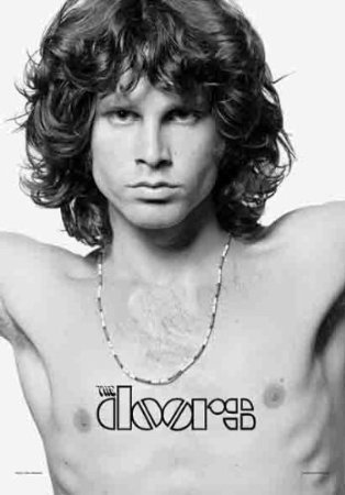 The Doors Posterflagge Jim Morrison Fahne Poster Flagge Textilposter