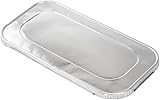 25-Pack Aluminum Foil Lids for 1/3 Third-Size Steam Table Lids Aluminum Steam Table Pans, Baking Pans, and Drip Pans - Fits Disposable Silver Foil Food Containers -one-third-size steam pans –