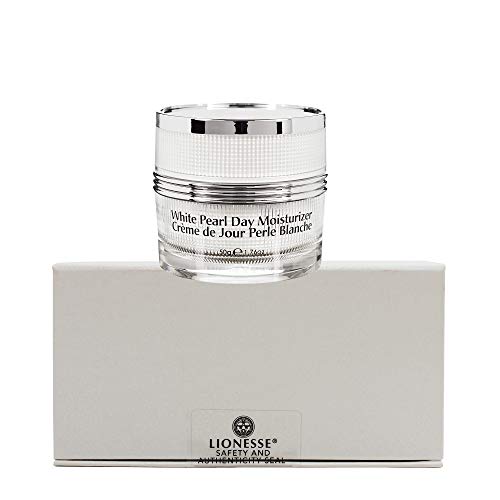 Lionesse White Pearl Day Moisturizer - Contains Pearl Powder and Sunflower Seed Oil - Day Cream to Smooth Skin - 2.12 Oz.