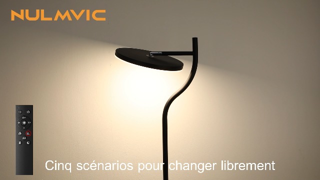 OUTON Lampadaire LED, 30W/3000LM Lumineux Lampadaire, 3000K-6000K Dimmable Lampe Sur Pied Avec