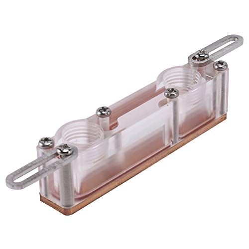 Sirxlevcy Multiusos Mosfet Enfriador Bloque De Agua Mos para Placa Base Fuente De Alimentación Tarjeta Gráfica (8Cm)