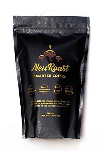 NeuRoast Classic Roast Mushroom Coffee | Best Tasting Mushroom Coffee | Made with Lion's Mane, Cordyceps, Chaga, Reishi, and Turkey Tail NeuRoast Classic Roast Mushroom Coffee | Best Tasting Mushroom Coffee | Made with Lion's Mane, Cordyceps, Chaga, Reishi, and Turkey Tail