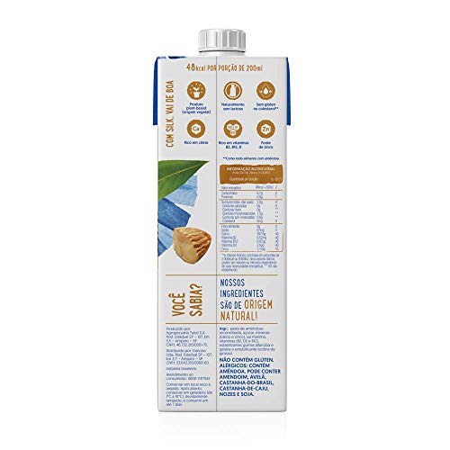 Silk Amêndoa - Bebida Vegetal, 1L