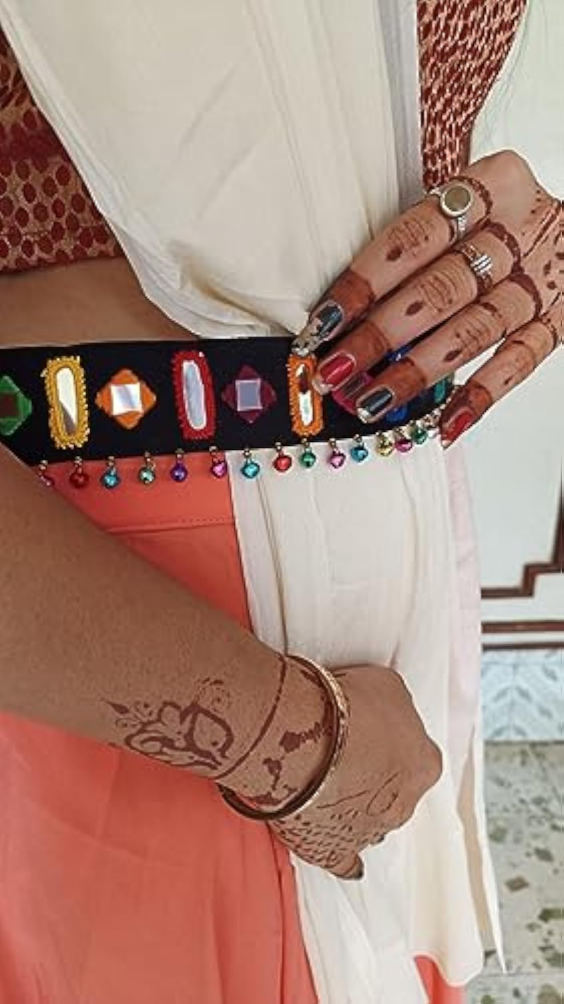 New Hand Made Mirror Work Kamrbandh for Traditional Wear
