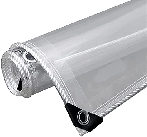 Lona de plástico de PVC transparente impermeable con ojales lona exterior resistente