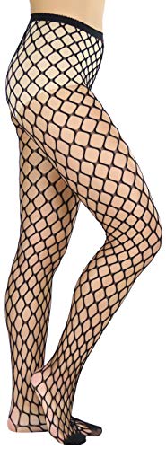 Image of ToBeInStyle Women's Large Mesh Fishnet Patterned Pantyhose Tights