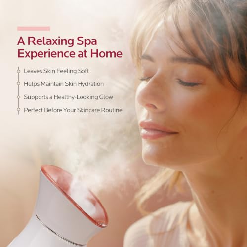 Image of Colorfarm Facial Steamer Spa Kit with 16 Skin Care Tools for Home Spa | Nano Ionic Steam Face Steamer, Deep Pore Cleansing, Skin Hydration, Healthy-Looking Glow, Birthday Self Care Gifts for Women