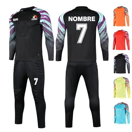 LAIFU Equipaciones de Portero Personalizado para Niño Adulto, Camiseta de Portero de Fútbol Personalizable + Pantalón Corto o Pantalón | Ya disponible en tu tienda friki favorita! En mundofriki.es!