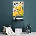 CANDYL DIY Oil Painting Paint by Number Kit for Kids Adults Students Beginner DIY Canvas Painting by Numbers Acrylic Oil Painting Arts Craft for Home Wall Decoration Pikachu 16x20 Inch