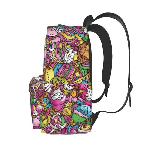 Boy Kids Sweet Skull School Backpack Large Capacity Children Casual Backpacks For Teen Girl3