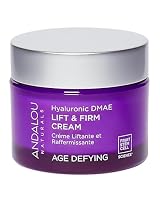 Andalou Naturals Age Defying Hyaluronic DMAE Lift and Firm Cream, 50 g, 1.7 Fl Oz (95366)