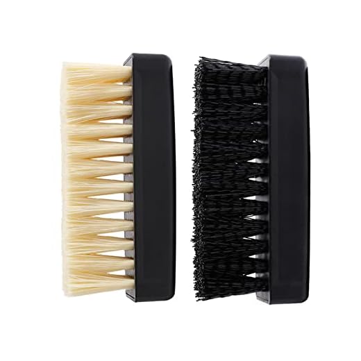 GUZI 2Pcs Professional Cleaning Shoe Brush Plastic Soft Brush Hard Brush Household Cleaning Set Shoe Care Leather Care Shoe Brushes for Cleaning