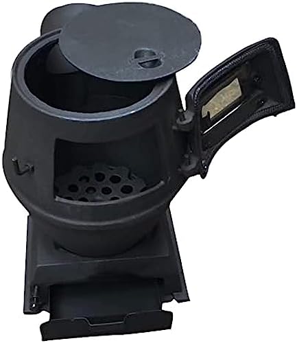 Verdickter Kohleofen Aus Gusseisen, Kohleofen Für Den Innenbereich, Multifunktionaler Holzofen, Zum Kochen Und Heizen, Ländlicher Heizofen, Geeignet Für Kohle, Holz, Getreidestroh Usw, Freedom76-6