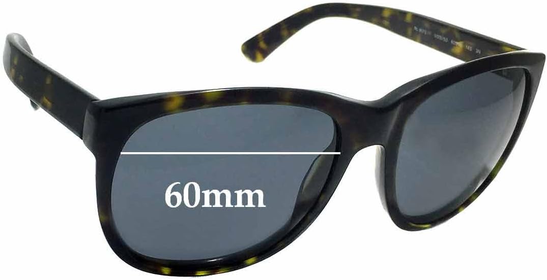 Sunglass Fix Replacement Sunglass Lenses Compatible for Polo RL 8072-W 60mm