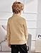Boyoo Boy's Quarter Zip Sweater Long Sleeve Lightweight Casual Pullovers for Kids 3-11 Years