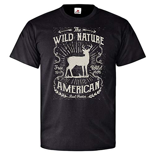 T-shirt Jäger Wild American USA pour Randonnée et Forêt
