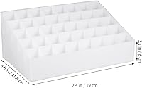 Vista 6 de FRCOLOR Caja de 40 ranuras para maquillaje, estuche para lápiz labial, estuche de almacenamiento de joyas, organizador de belleza, soporte