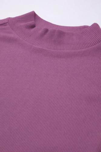 Image of ADBUCKS Women's Sleeveless Ribbed Cotton Mock Neck Top | Mock Neck Fitted Crop Top | Casual & Stylish - Sizes XS to XL
