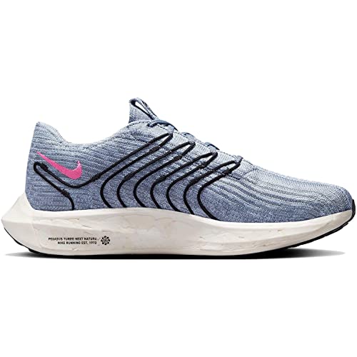 Image of Men's Pegasus Turbo Flyknit Next Nature (300 - Mineral Teal /Light Silver /Black)