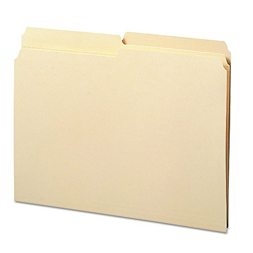 Smead File Folder, Reinforced 1/2Cut Tab, Letter Size, Manila, 100 Per Box (10326)
