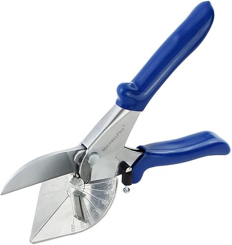 MichaelPro MP010021 Cortador de corte de inglete multiángulo de alta calidad de 45 grados a 135 grados de ángulo de corte, uso en madera, vinilo,